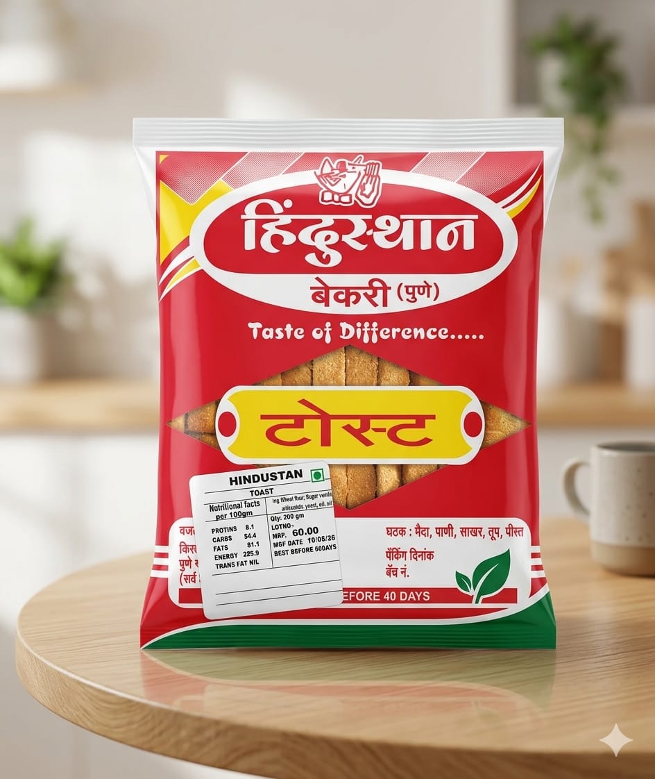 Hindustan Bakery toast pack